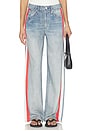 view 2 of 6 Miramar Terry Track Pant Pull On in Red, White & Coney