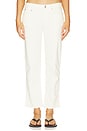 view 1 of 6 Harlow Low Rise Ankle Straight Jeans in Ecru
