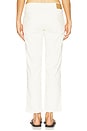 view 4 of 6 Harlow Low Rise Ankle Straight Jeans in Ecru