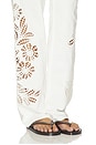 view 6 of 6 Shea Full Straight Jeans in White Flower