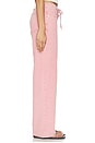 view 3 of 6 Phoebe Drawstring Wide Pants in Rasberry