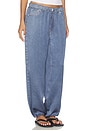 view 2 of 6 rb Miramar Satin Bubble Jeans in Jasper