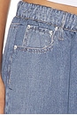 view 6 of 6 rb Miramar Satin Bubble Jeans in Jasper