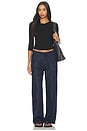 view 5 of 6 JEANS DE PIERNA ANCHA CON CORDÓN AJUSTABLE PHOEBE in Dusk Rinse