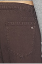view 7 of 6 PANTALON PHOEBE  in Dark Brown Satin