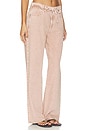 view 2 of 6 Phoebe Drawstring Wide Jeans in Rosestone