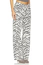 view 2 of 6 Phoebe Drawstring Jeans in Washed Zebra