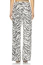 view 5 of 6 Phoebe Drawstring Jeans in Washed Zebra