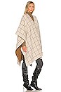 view 2 of 4 Aidan Reversible Poncho in Oatmeal
