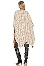 view 3 of 4 Aidan Reversible Poncho in Oatmeal