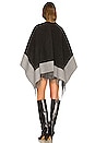 view 3 of 3 Mercer Reversible Poncho in Charcoal