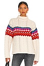 view 1 of 4 Willow All Over Turtleneck Sweater in Cream Multi