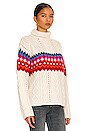 view 2 of 4 Willow All Over Turtleneck Sweater in Cream Multi