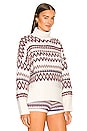 view 2 of 4 Willow Fairisle Turtleneck in White