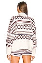 view 3 of 4 Willow Fairisle Turtleneck in White