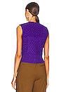 view 3 of 4 Elizabeth Cable Vest in Purple