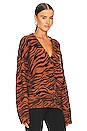 view 2 of 4 КАРДИГАН SARAH in Orange Tiger