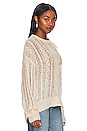 view 2 of 4 Cynthia Oversized Crew in Oatmeal