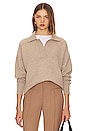 view 1 of 4 Bridget Polo Sweater in Oatmeal