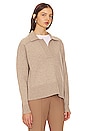 view 2 of 4 Bridget Polo Sweater in Oatmeal
