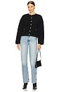 view 4 of 4 Kaia Boucle Cardigan in Black