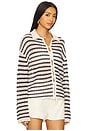 view 2 of 5 Khloe Stripe Cardigan in Ivory