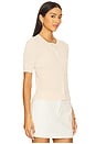 view 2 of 4 Stacy Short Sleeve Cardigan in Oatmilk
