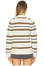 view 3 of 4 Peggy Striped Oversized Cardigan in Ivory Multi