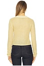 view 3 of 4 Leva Zip Polo Sweater in Butter