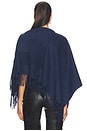 view 4 of 5 Darcey Cowl Poncho in Navy