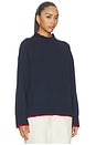 view 2 of 4 Hazel Roll Neck Pullover in Navy