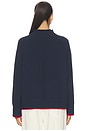 view 4 of 4 Hazel Roll Neck Pullover in Navy