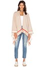 view 1 of 4 Addie Poncho in Tan