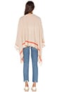 view 3 of 4 Addie Poncho in Tan