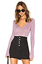 view 1 of 4 Donna V Neck Sweater in Lilac