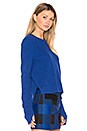 view 2 of 4 PULL CROPPED CACHEMIRE VALENTINA in Bright Blue