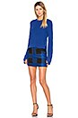 view 4 of 4 PULL CROPPED CACHEMIRE VALENTINA in Bright Blue