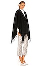 view 2 of 3 Cashmere Poncho in Black