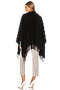 view 3 of 3 Cashmere Poncho in Black