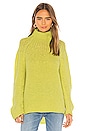 view 1 of 4 Joseph Turtleneck in Lime Green