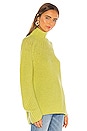 view 2 of 4 Joseph Turtleneck in Lime Green