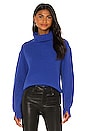 view 1 of 4 Pierce Cashmere Turtleneck in Cobalt Blue