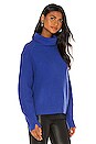 view 2 of 4 Pierce Cashmere Turtleneck in Cobalt Blue