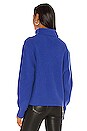 view 3 of 4 Pierce Cashmere Turtleneck in Cobalt Blue