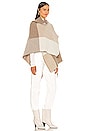 view 3 of 4 Reversible Camden Poncho in Camel