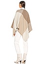 view 4 of 4 Reversible Camden Poncho in Camel