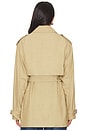 view 4 of 5 Beverly Cropped Trench in Tan