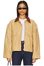 view 1 of 5 Nonie 2-in-1 Cotton Twill Jacket in Beige