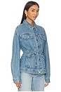 view 2 of 4 Amy Cinched Denim Trucker Jacket in Ithica