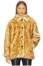 view 2 of 5 Brenna Faux Fur Jacket in Brown